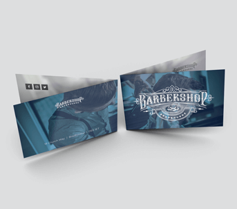 Folded Business Cards